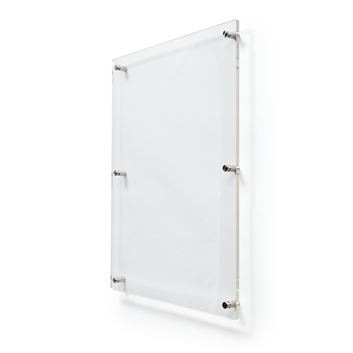 26319DF - Deflecto A2 Wall Mounted Acrylic Poster Holder Literature Display Sign Holder Crystal Clear - AA2PH1