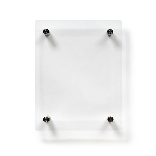 Deflecto A5 Wall Mounted Acrylic Poster Holder Literature Display Sign Holder Crystal Clear - AA5PH1