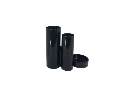 12157DF - ValueX Deflecto Tube Tidy 6 Compartments Black - CP018YTBLK