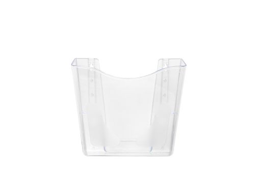 Deflecto Crystal Portrait Literature Holder A4 CP078YTCRY RN07833 Buy online at Office 5Star or contact us Tel 01594 810081 for assistance