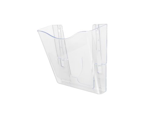 Deflecto Crystal Portrait Literature Holder A4 CP078YTCRY | RN07833 | Deflecto Europe