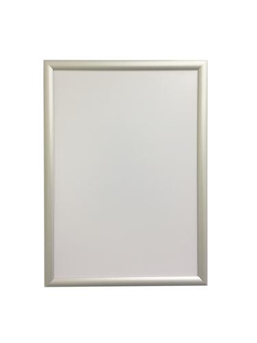 Deflecto A2 Wall Mounted 25mm Aluminium Snap Frame Literature Display Sign Holder Silver Effect Frame - SFA2S Picture Frames 26284DF