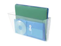 Deflecto Linking Wall File Pocket A4 Clear (Stacked vertically for increased storage) 73201