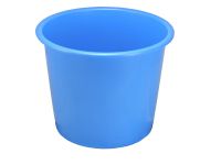 ValueX Deflecto Waste Bin Plastic Round 14 Litre Blue - CP025YTBLU