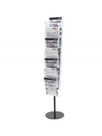 Deflecto 7 Pocket Literature File Floor Stand A4 CP082YTCRY