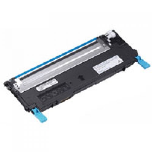 Dell C815K Standard Capacity (Yield 1,000 Pages) Cyan Toner Cartridge for Dell 1235cn Multi-function Laser Printers