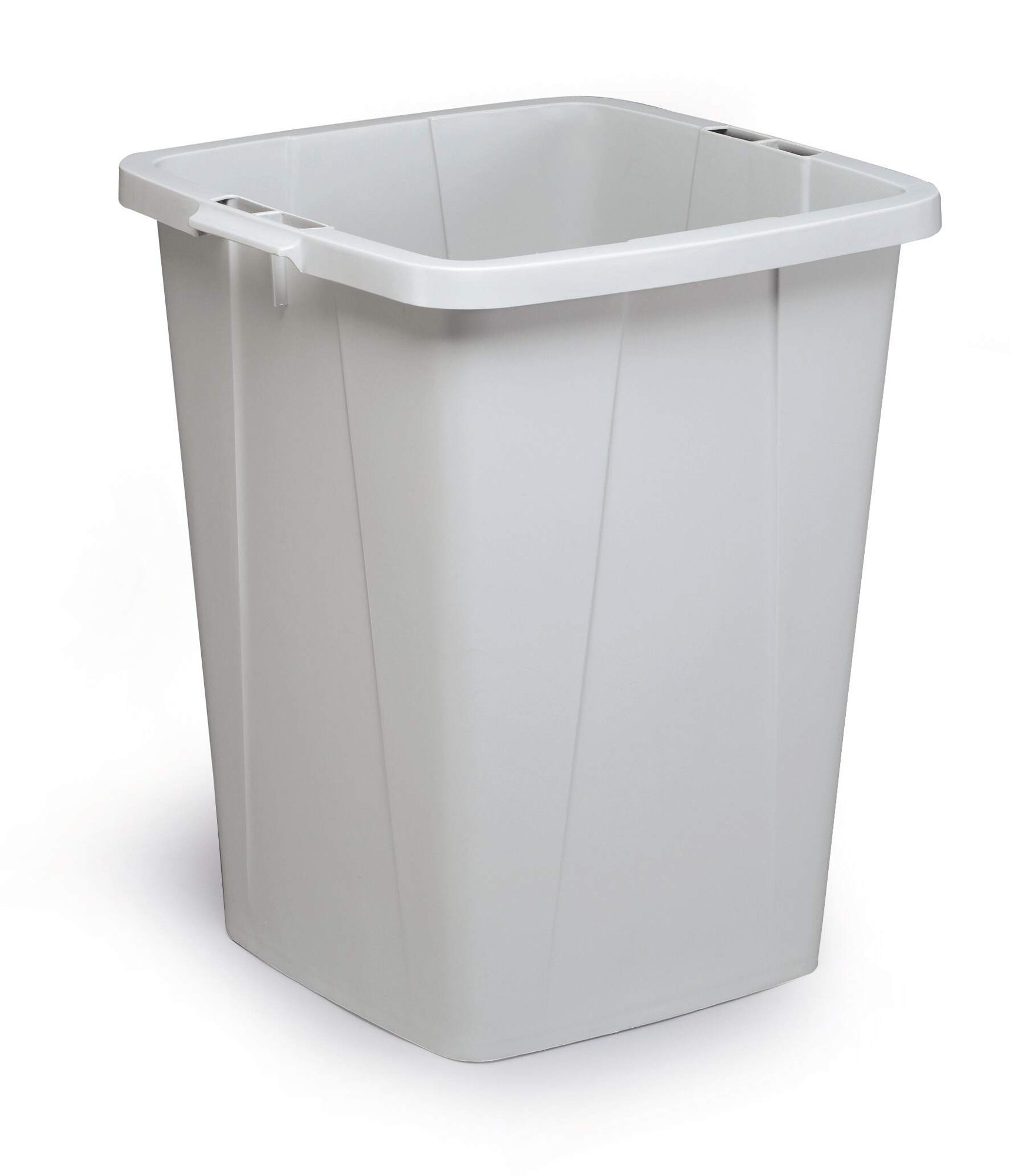 Durable Durabin Slim Bin for Recycling Waste 90 Litre Capacity 515x485x605mm Grey Ref 1800474050