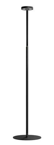 Durable LUCTRA Aluminium Floor LITE 3D Gesture Control Biologically Effective Light Floor Lamp Black - 928901 56622DR