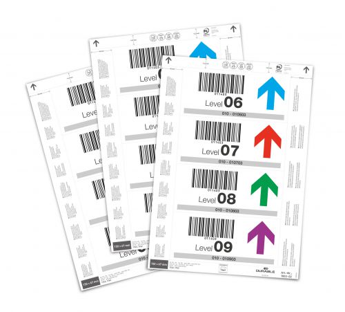 Durable Insert Sheets for Ticket Holder 150 x 67mm - Pack of 80 Inserts  100302