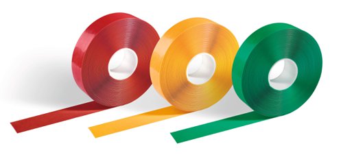 Durable DURALINE Slip-Resistant Floor Marking Tape - 50mm x 30m - White  102102