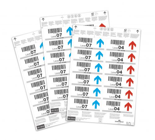 Durable Insert Sheets for Ticket Holder 100 x 38mm - Pack of 240 Inserts  102202
