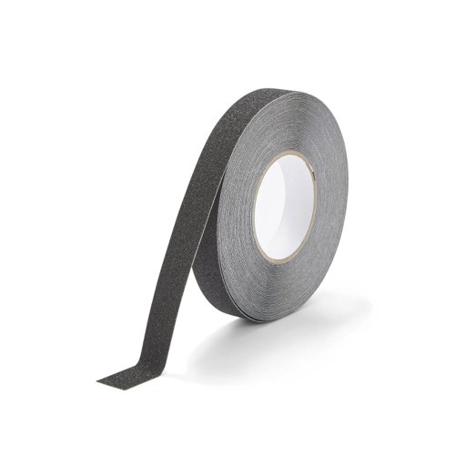 Durable DURALINE® GRIP Floor Marking Tape 25mm Black - Pack of 1
