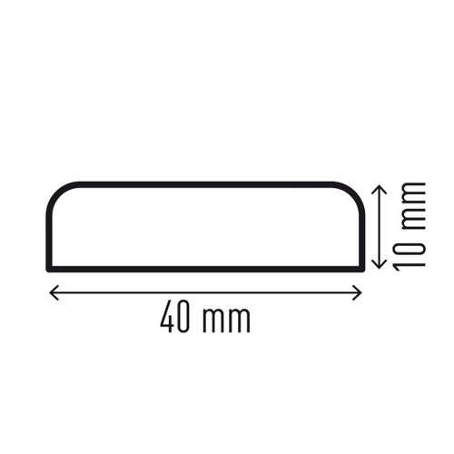 Durable Surface Protection Profile S10 1 Metre Pack of 1  1107130