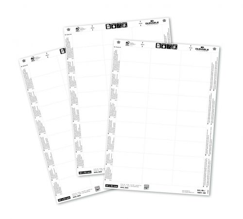 Durable BADGEMAKER® Insert sheets 30x60mm - Pack of 540 Inserts  145102