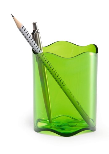 Durable Trend Pen Cup Clear Green