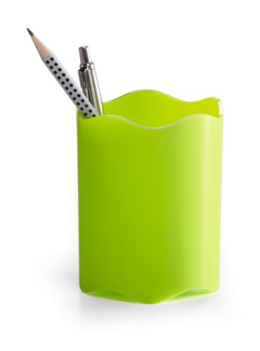 Durable TREND Pen Pot Pencil Holder Desk Tidy Organizer Cup - Green