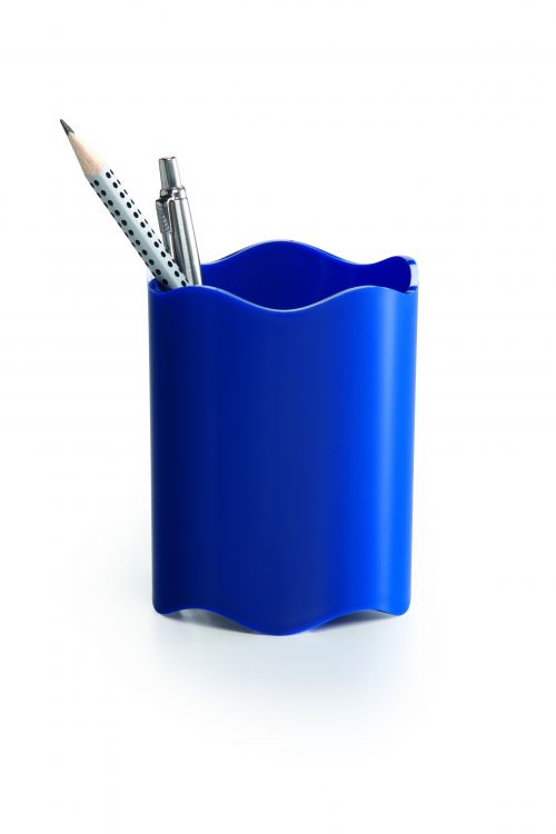 Durable Trend Pen Cup Blue Pack of 1