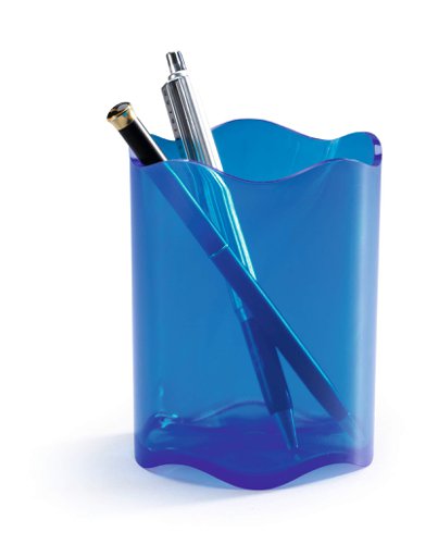 Durable TREND Pen Pot & Pencil Holder for Desk Organisation Blue - 1701235540