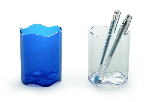 10958DR | Practical and simple pen cup which is perfect for storing writing instruments. The pen pot helps to keep your workstation neat and tidy whilst keeping pens and pencils close to hand. Capacity for a large volume of pens and pencils of all sizes. Dimensions: Ø 80 mm, height 102 mm.