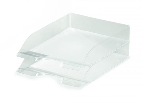 Durable Letter Tray Basic Transparent - Pack of 1  1701672400