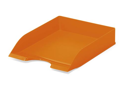 Durable Letter Tray BASIC Transparent Orange Pack of 6