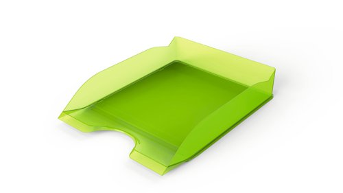 Durable New Stackable Letter Tray - Document Paper File - A4+ Light Green