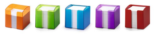 Durable TREND 800 Sheet Note Box Memo Pad Cube - Blue  1701682040