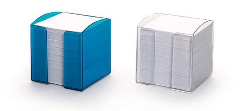 Durable TREND 800 Sheet Note Box Transparent Memo Pad Cube - Clear  1701682400
