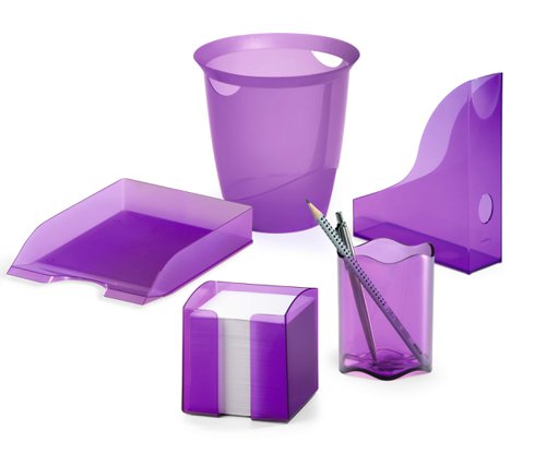 Durable Note Box TREND Clear Purple