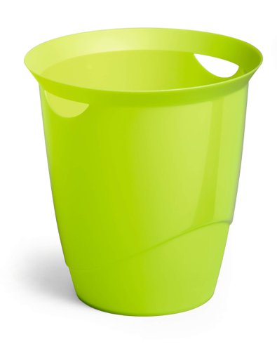 Durable TREND Plastic Waste Recycling Bin - 16 Litre - Green