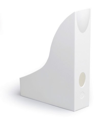 Durable Magazine Rack BASIC White