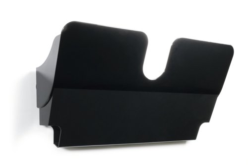 Durable A4 Magnetic Literature Holder - Wall-Mounted Display - FLEXIPLUS - Black