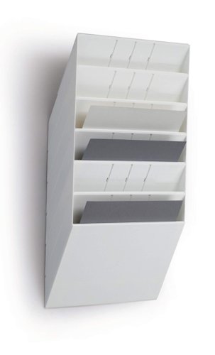 Durable FLEXIBOXX 6 Wall Mounted Literature Holder - A4 Landscape - White