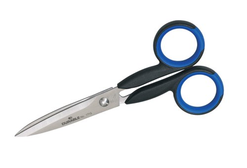 Durable SUPERCUT Hardened All Purpose Right & Left Handed Scissors - 5in Black