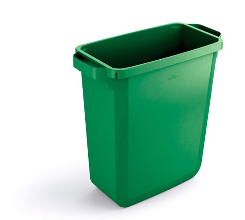 Durable DURABIN 60L Rectangular - Food Safe Waste Recycling Bin - Green