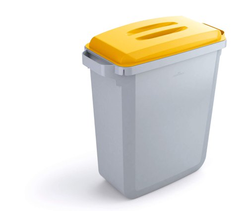 Durable Durabin Slim Bin 60 Litres Grey Ref S10496050