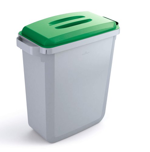 Durable Durabin Slim Bin 60 Litres Grey Ref S10496050