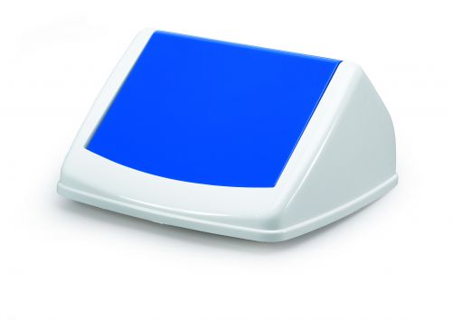 Durable DURABIN Flip-Lid Square 40 Blue Pack of 1