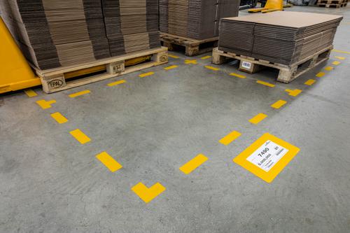 A range of removable floor marking windows. Perfect for communication hygiene and social distancing rules in the workplace and retail environment. Perfect for displaying important and key information about hygiene and social distancing rules. Available in 2 sizes both in signal yellow colour. Can be used in both portrait and landscape formats.