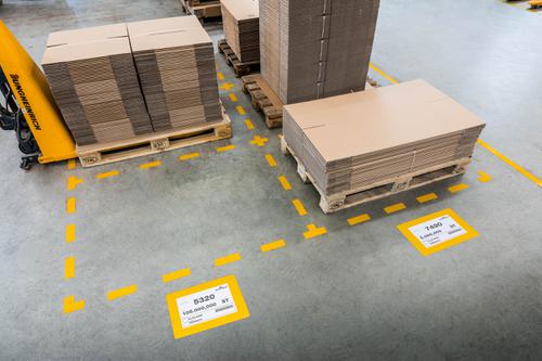 A range of removable floor marking windows. Perfect for communication hygiene and social distancing rules in the workplace and retail environment. Perfect for displaying important and key information about hygiene and social distancing rules. Available in 2 sizes both in signal yellow colour. Can be used in both portrait and landscape formats.