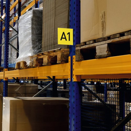 Durable Magnetic Aisle Sign 149mm - Warehouse Signage - 10 Pack  187119