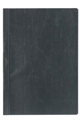Langstane Euroclip Folder A4 3mm (30 Sheets) Black 200201 [Pack 25]