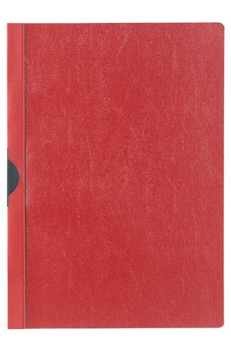 Langstane Euroclip Folder A4 3mm (30 Sheets) Red 200203 [Pack 25]