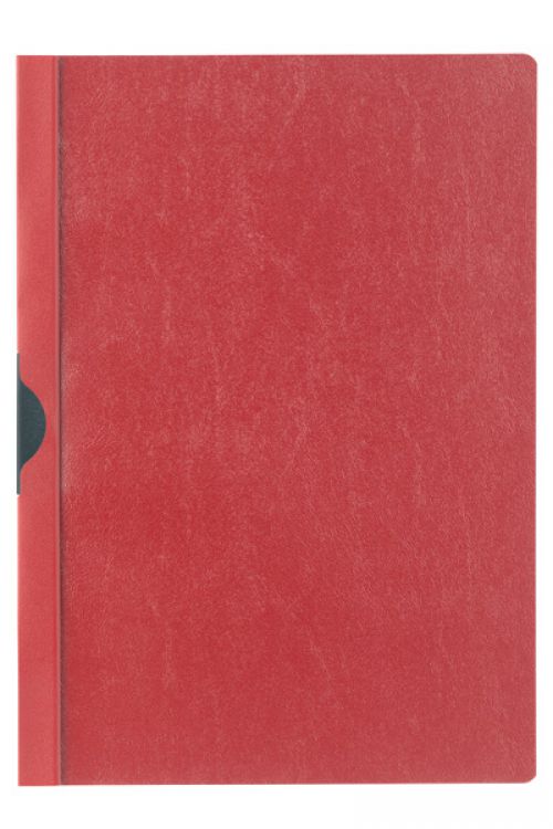 Langstane Euroclip Folder A4 3mm (30 Sheets) Red 200603 [Pack 25]