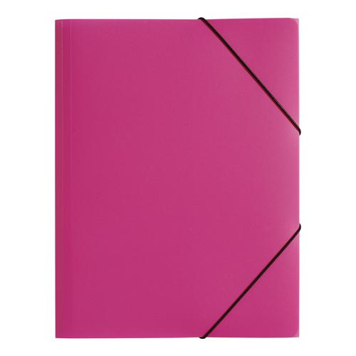 Pagna PP Elasticated Folders A4 Pink 2161334 [Pack 10]