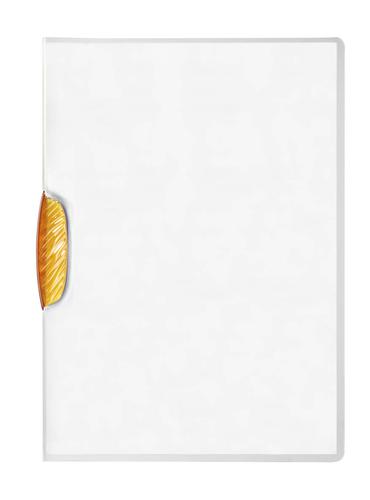 Durable Swingclip Crystal Folder A4 3mm (30 Sheets) Orange 226009 [Box 25]