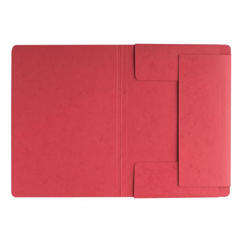 Pagna Pressboard Classic A4 Elasticated File Red 2400701 [Pack 25]