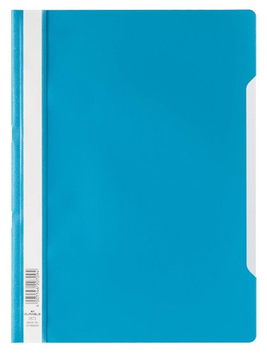 Durable Clear View A4 Folder Blue