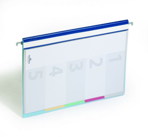 Durable Divisoflex Project Flat File Plastic Capacity 15mm A4 Blue 255706