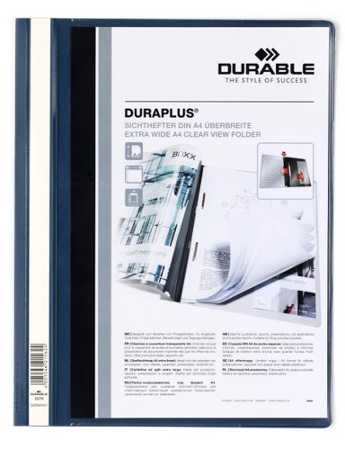 Durable DURAPLUS A4+ Folder Dark Blue